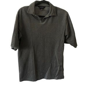 Wayne Gretzky Men’s Polo Shirt Size Large - black white / dark grey shirt